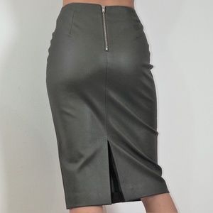 Zara Faux Leather Pencil Skirt